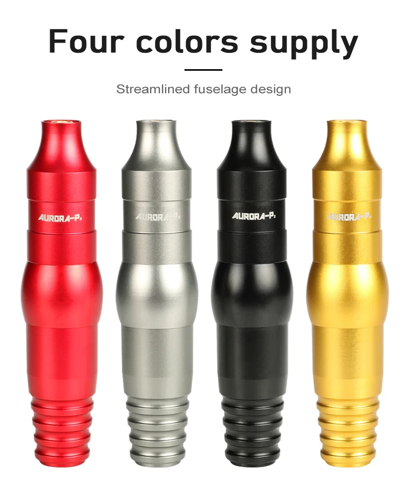 Новая Профессиональная вращающаяся тату машинка Aurora P2 с электродвигателем для