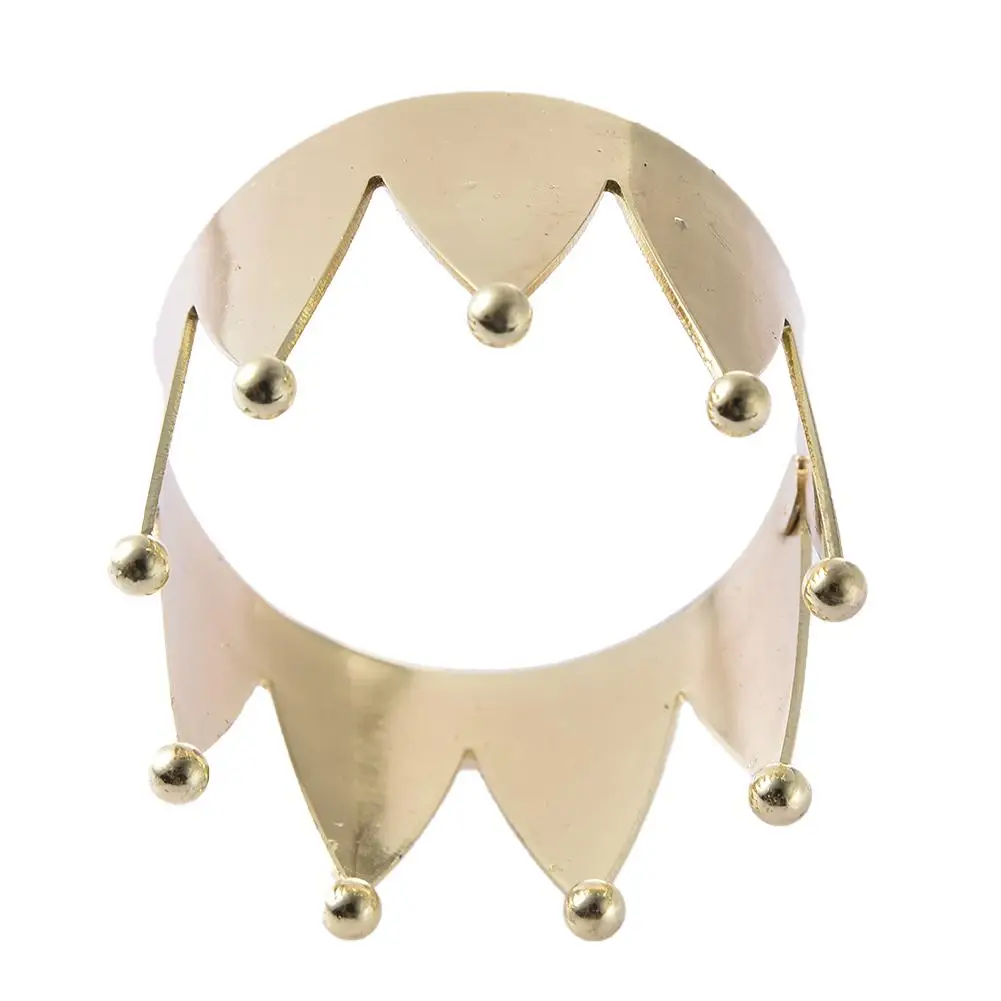 

3Pcs Napkin Rings Crown Napkin Buckle Dinner Parties Birthdays Weddings Hotel Table Decoration Napkin Holder Towel New
