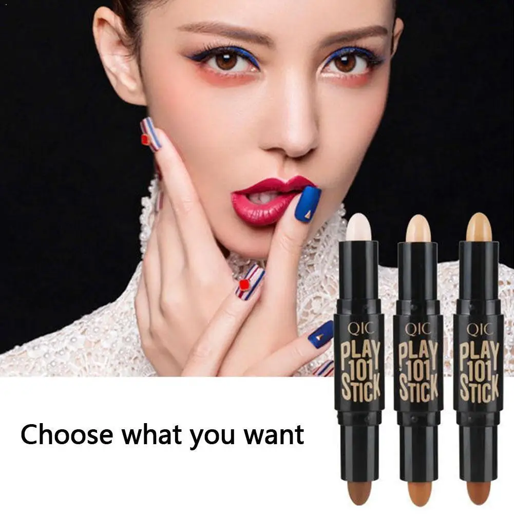 Профессиональный хайлайтер палка двойная головка ручка макияж базовый контур