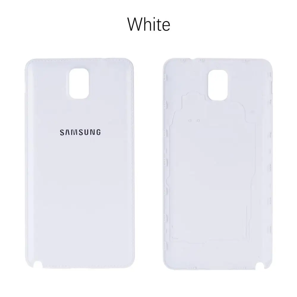 White Задняя крышка батарейного отсека для samsung Galaxy note 3 N9000 N9006 N9005 задняя крышка корпуса батарейного отсека Запасные части - Цвет: White