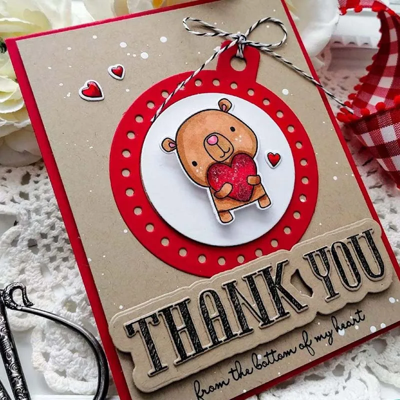 Кольцевая этикетка для отверстий металлические штампы резки форма украшения