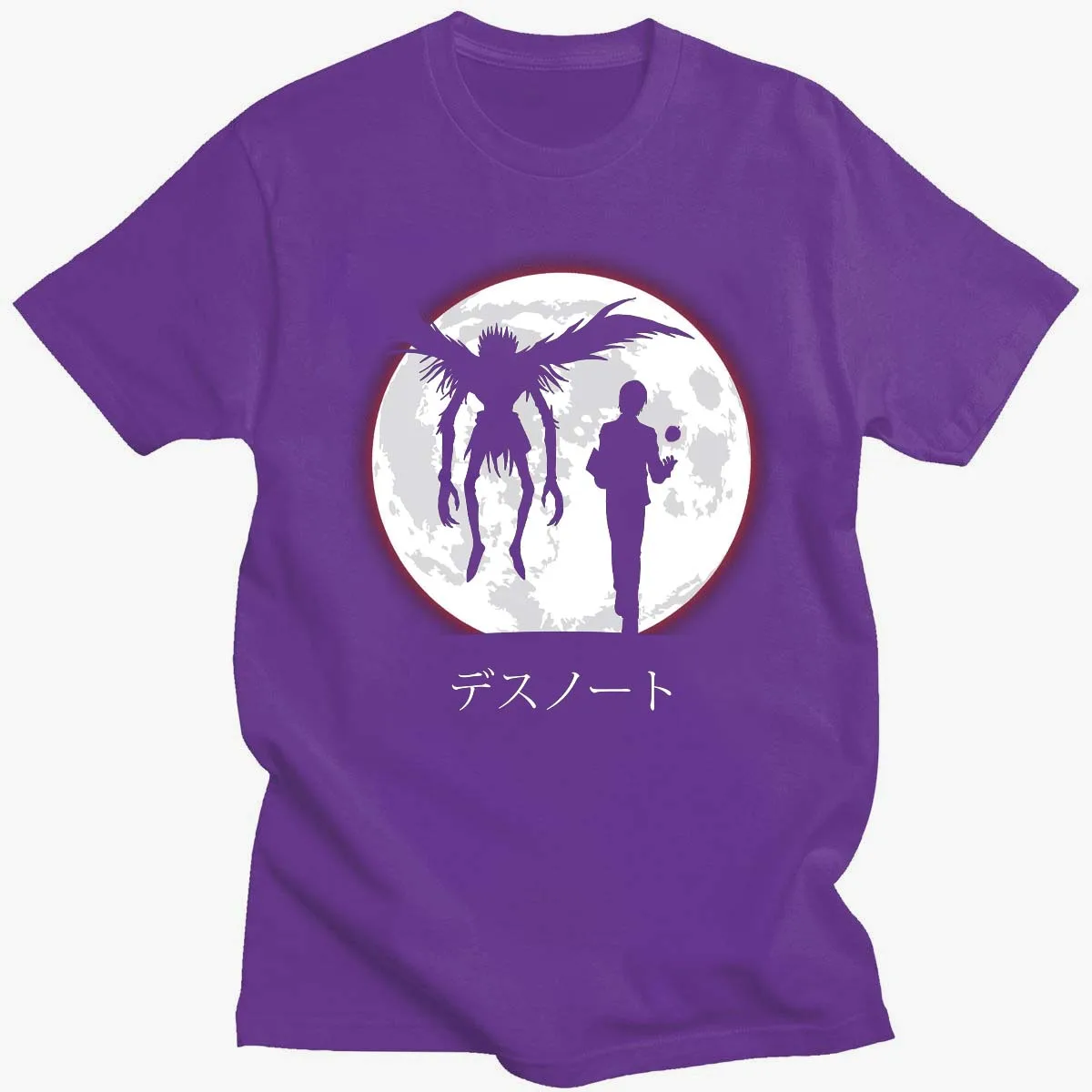 

14 Color 2021 Death Note T Shirt I Just Need Your Name Letter Print T-shirt Anime Breathing 100% Cato Hip hop Tea Shirt