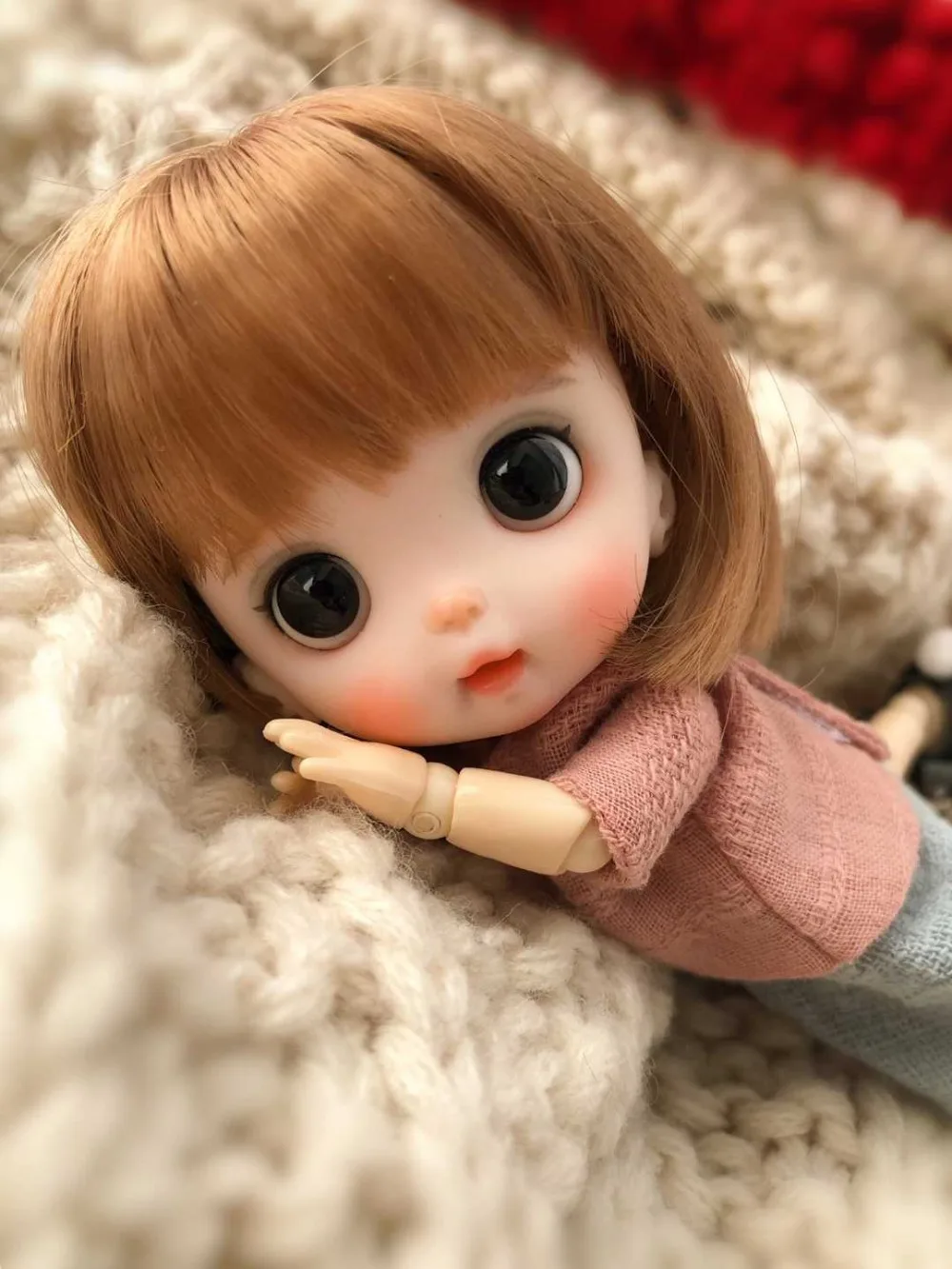 OB11 кукла голова Кастомизация 1/8 BJD куклы OB Полимерная глина