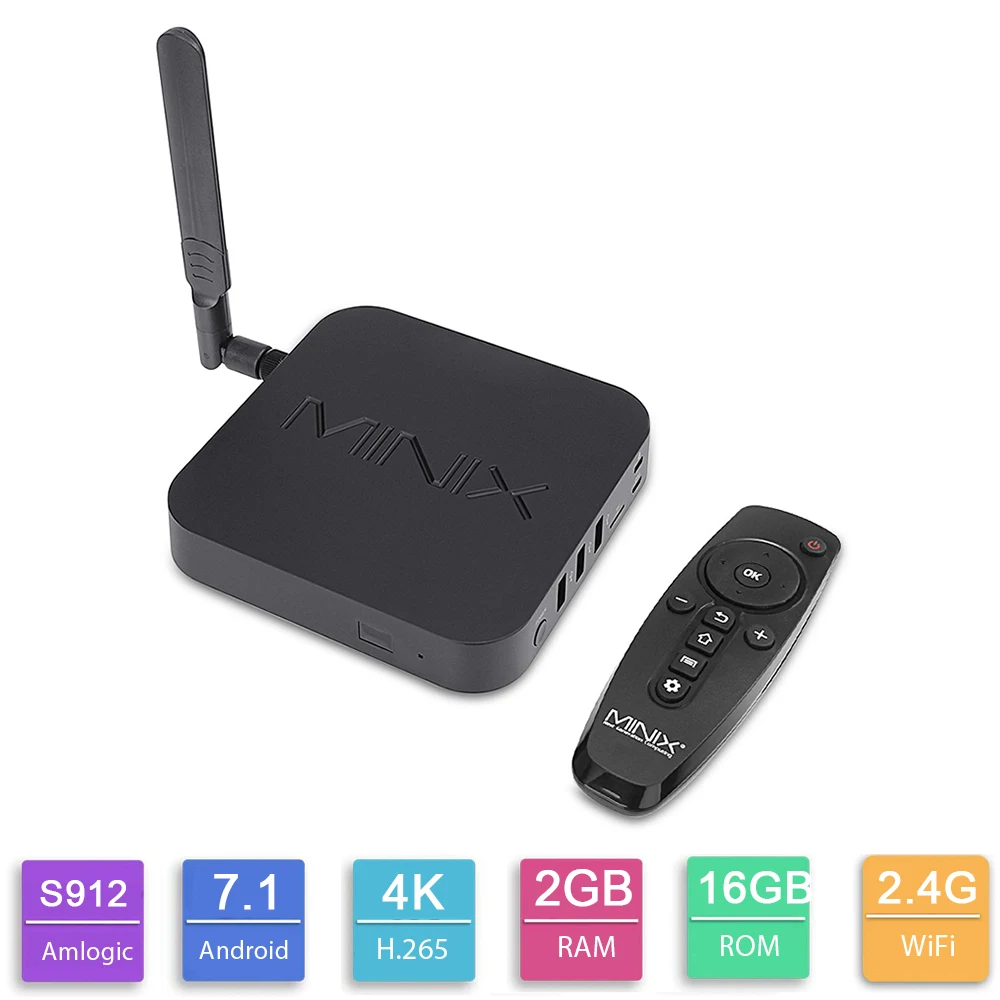 MINIX NEO U9 H tv Box Android 7 1 Amlogic S912 Восьмиядерный 2 ГБ DDR3 16 Гб rom 4K HDR wifi