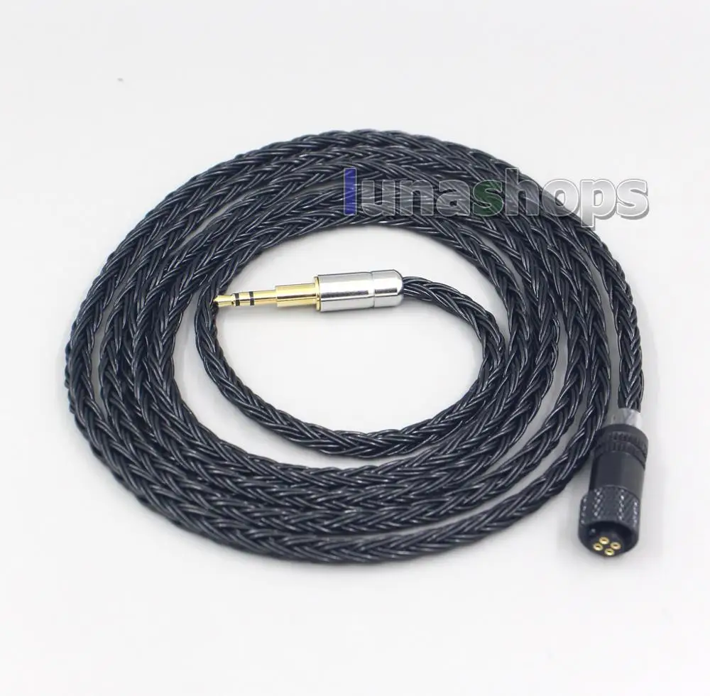 16 Core Black OCC Awesome All In 1 Plug Earphone Cable For Creative live2 Aurvana Sennheiser PXC480 PXC550 mm450 LN006938 | Электроника