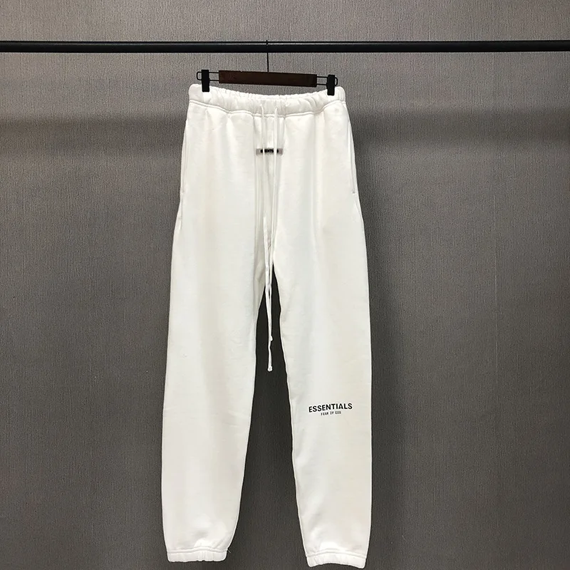 

Cotton Pants Men FOG ESSENTIALS Unisex Street Sweatpants Kanye West Jerry Loose Ovesized Trousers Hip Hop Casual Pants