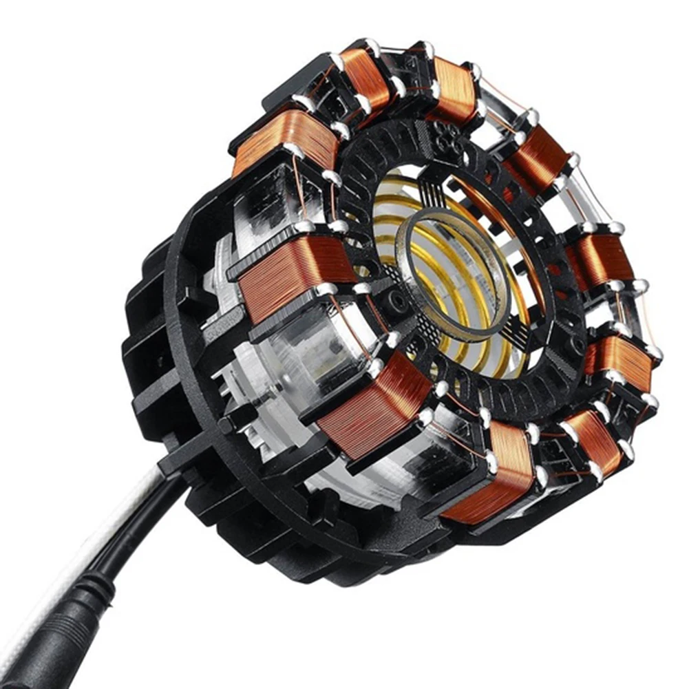 Arc Reactor DIY Model Kit LED Chest USB Light Movie Props Action Figure Toy Very cool illuminant arc ornament lamp | Игрушки и хобби