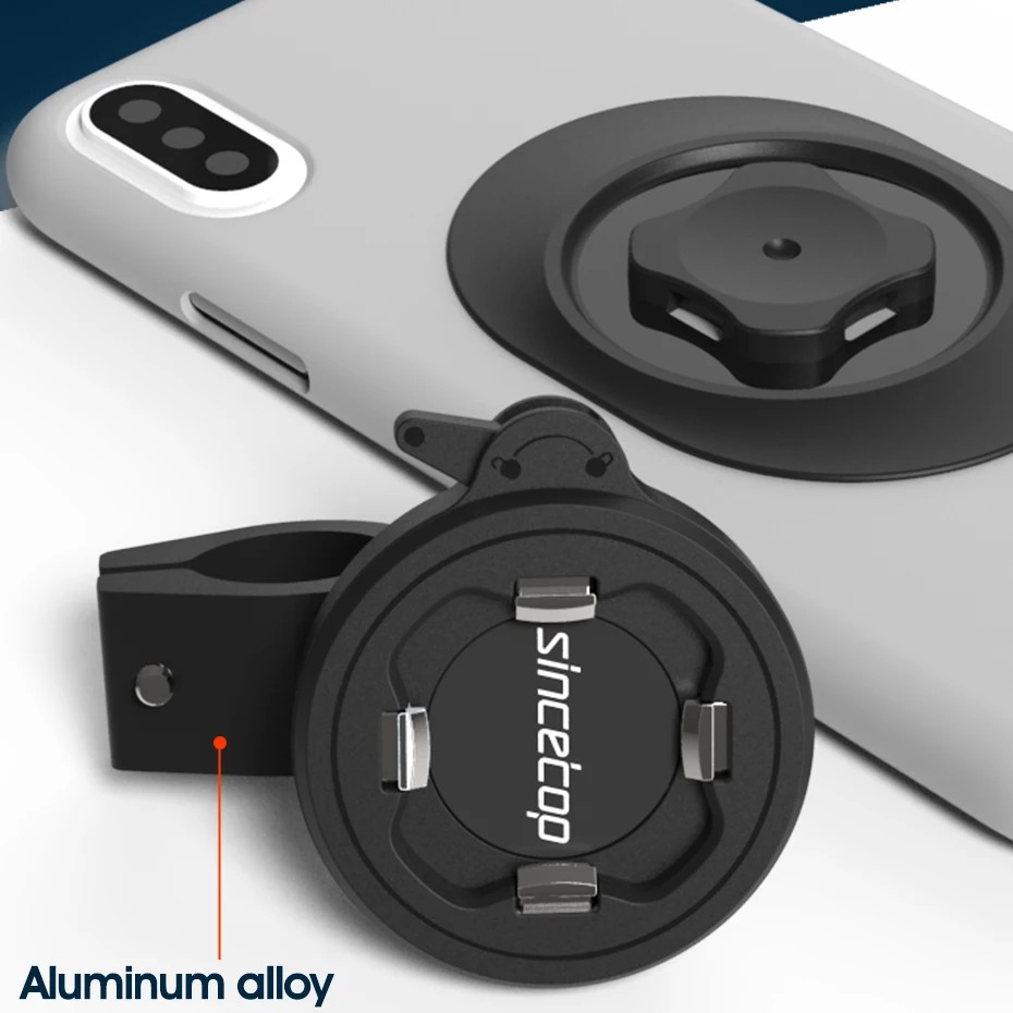 motorcycle electric vehicles moto phone holder navigation support rearview mirror mount clip bracket for mobile phone 2nd gen free global shipping