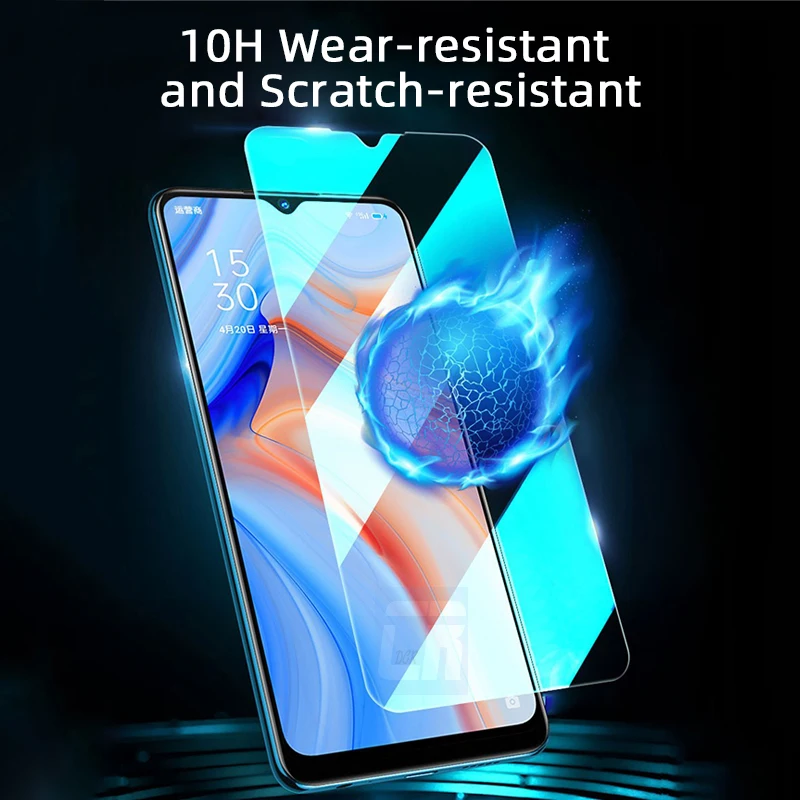 1-3Pcs Frosted Matte Tempered Glass for OPPO Reno 4 SE R15 R17 F17 F11 Pro Realme X2 8 3 Pro X3 C3 C31 C33 5i 6i Protective Film