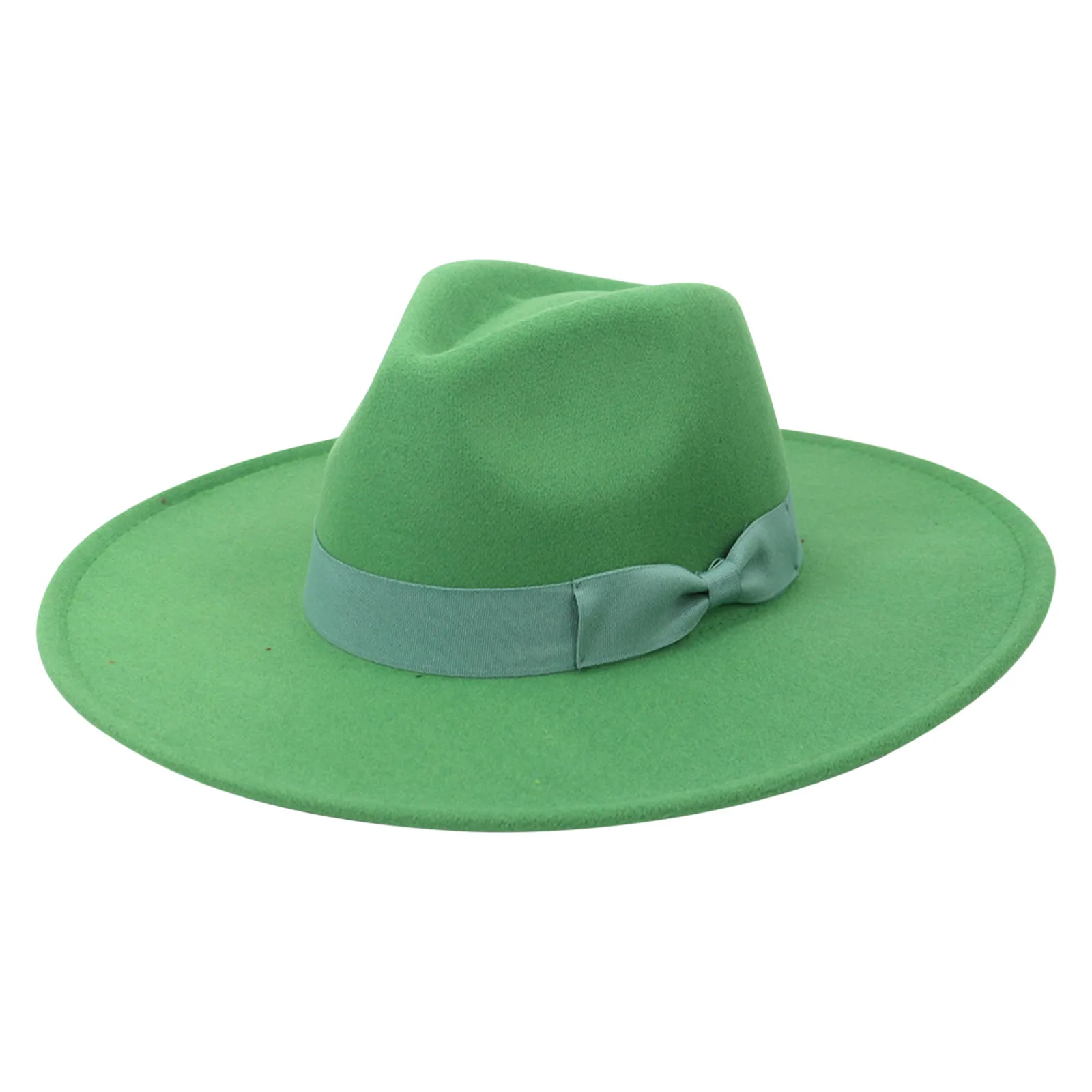 

Simple Women Men Wool Vintage Gangster Trilby Felt Fedora Hat With Wide Brim Gentleman Elegant Lady Winter Autumn Jazz Caps