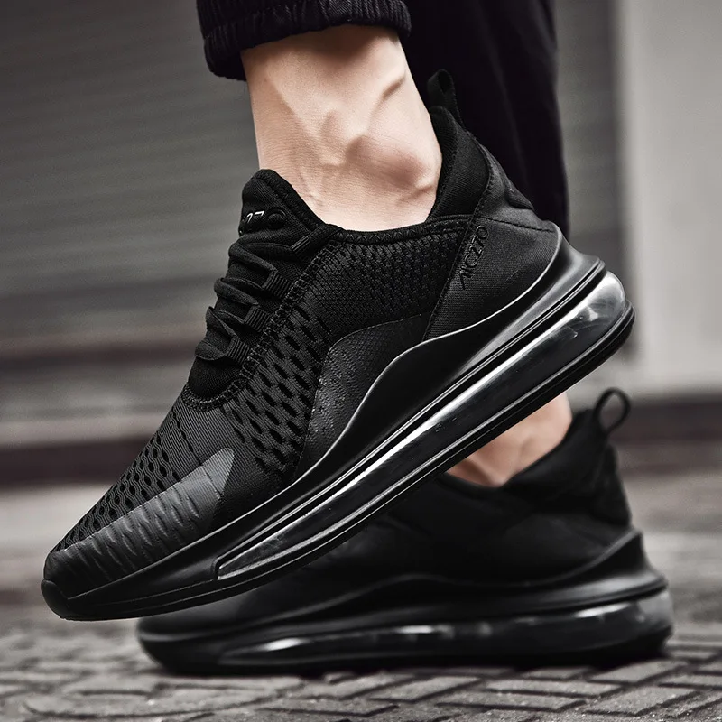 Mens Sneakers Casual Shoes 2020 Mesh Air Cushion Sports For Male Black Off White Men Footwear Trainers 46 47 | Обувь