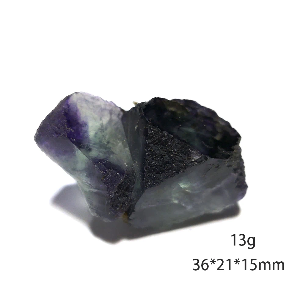 

13g B1-1A Natural Gradient Blue Window Fluorite Mineral Crystal Specimen Decoration Gift From Inner Mongolia, China