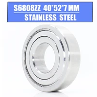 s6808zz bearing 40527 mm 5pcs high quality s6808 z zz s 6808 440c stainless steel s6808z ball bearings for motorcycles