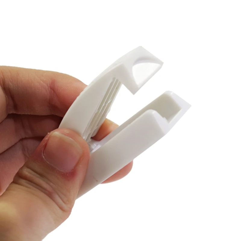 

5 White RV Campers Motorhome Rounded Baggage Door Catch Compartment Clips Latch Latches