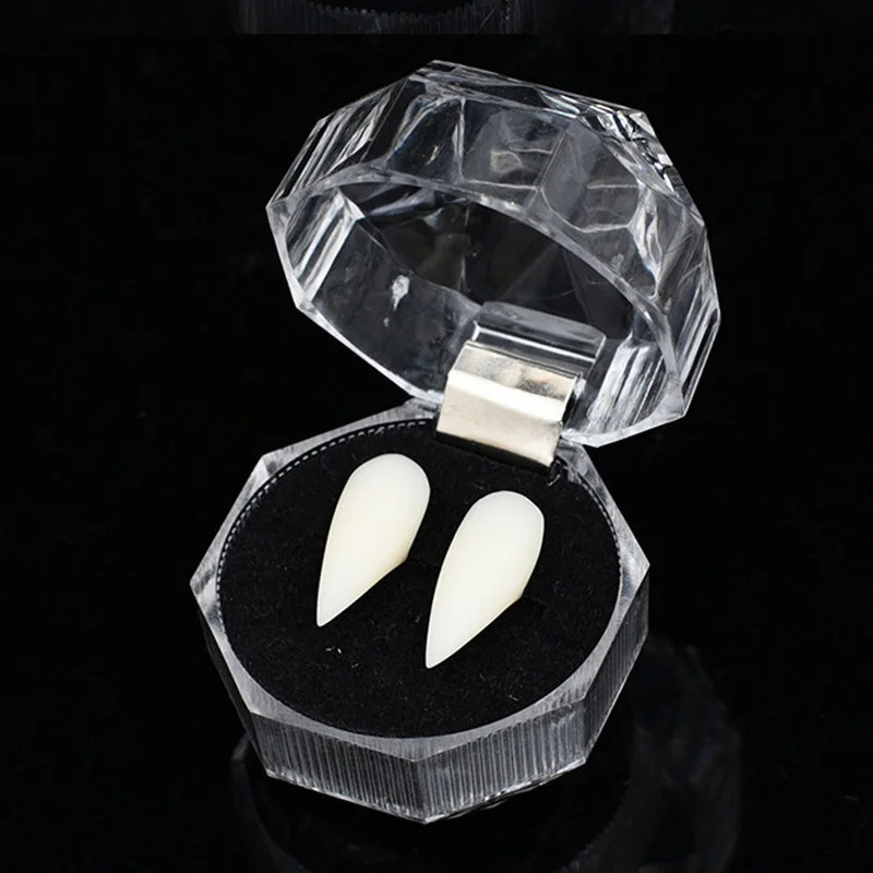 Зубные протезы зомби-вампира для косплея на Хэллоуин зубы привидение-дьявол