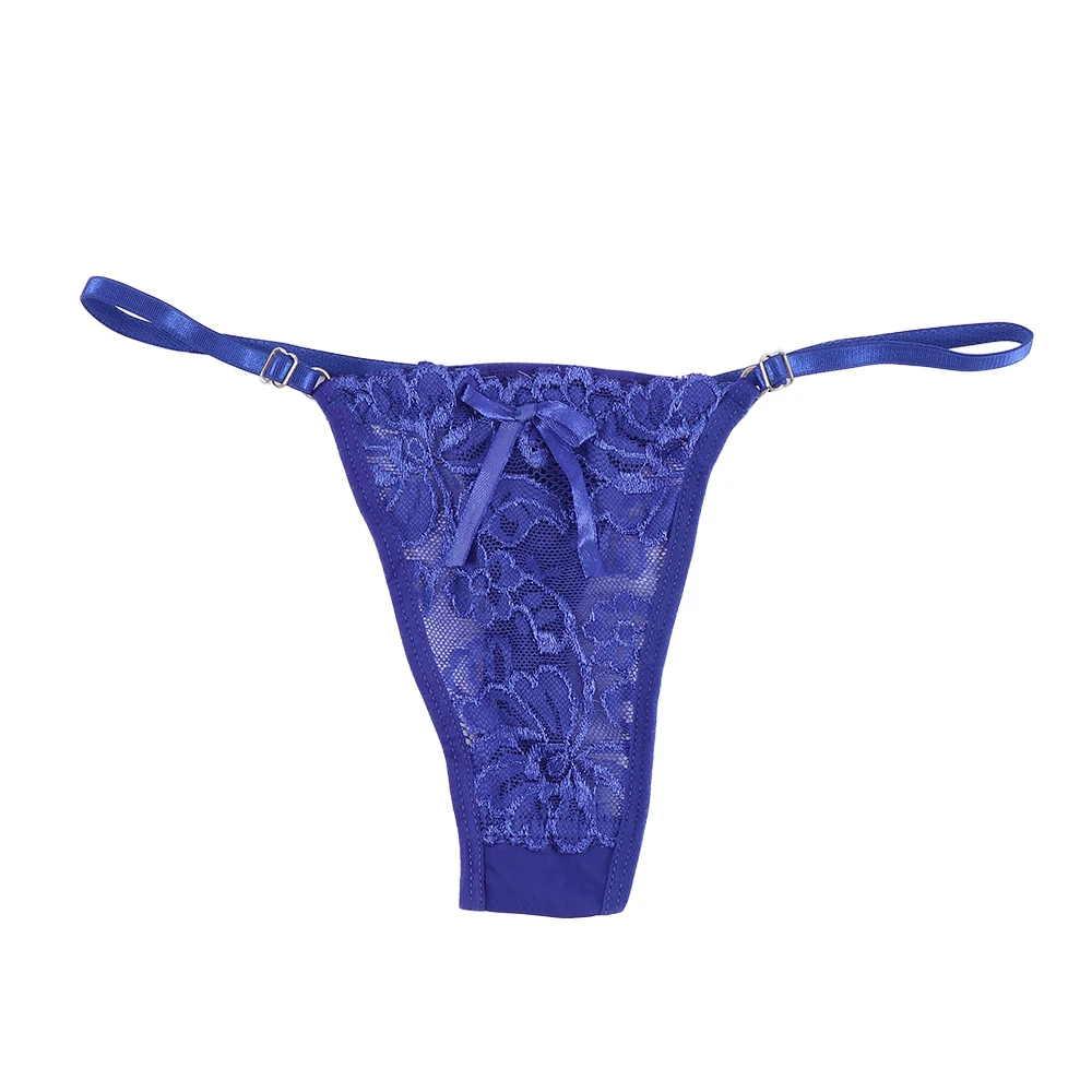 Сексуальные женские кружевные сетчатые трусики стринги с низкой талией и