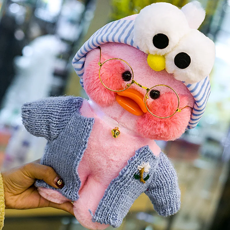 

30cm Korean Netred Wearing Hyaluronic Acid Yellow Duck Doll Ducks Lalafanfan Ducks Plush Soft Toys Ducks Doll Birthday Gift