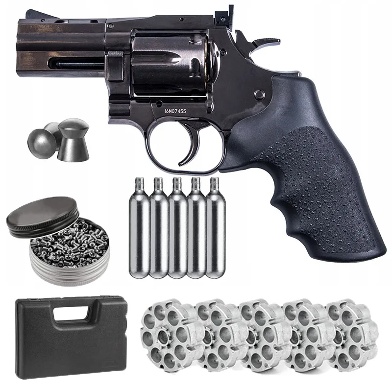 

Revolver GNB ASG Dan Wesson 715 2.5 ''+ Gun Bullet Converter+Co2 Bullets +500ct Lead Pellets Classic Home Deco Metal Wall Sign