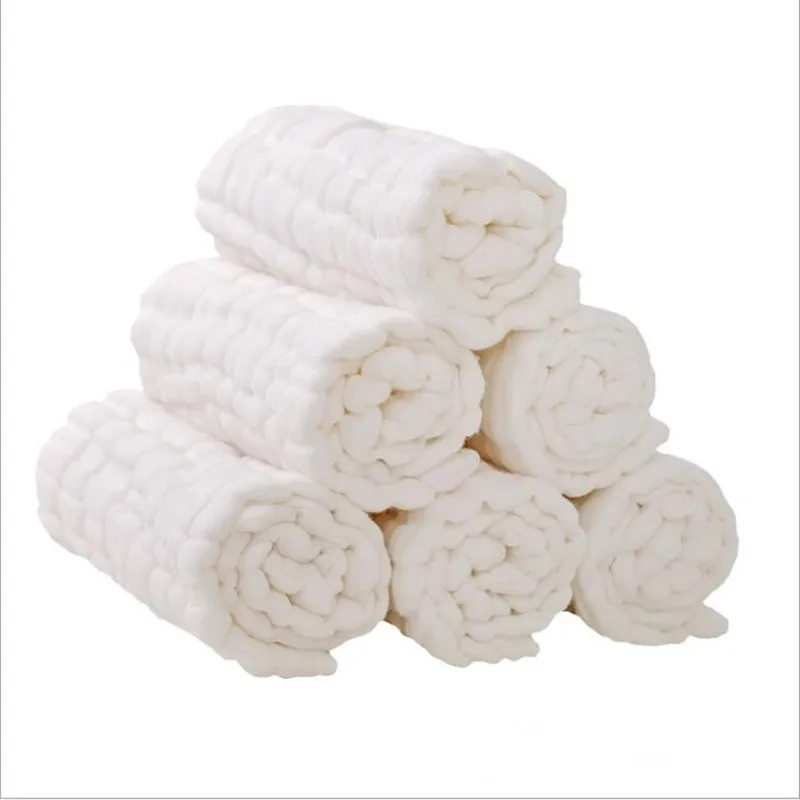 6 шт муслиновая Пеленка из плотной ткани Подгузники Детские многоразовые