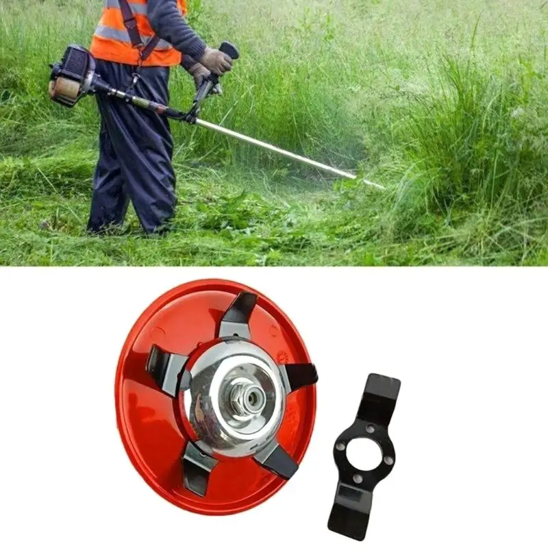 Dual-use Weeder Plate Lawn Mower Trimmer Head Brushcutter Grass Cutting Machine Tool