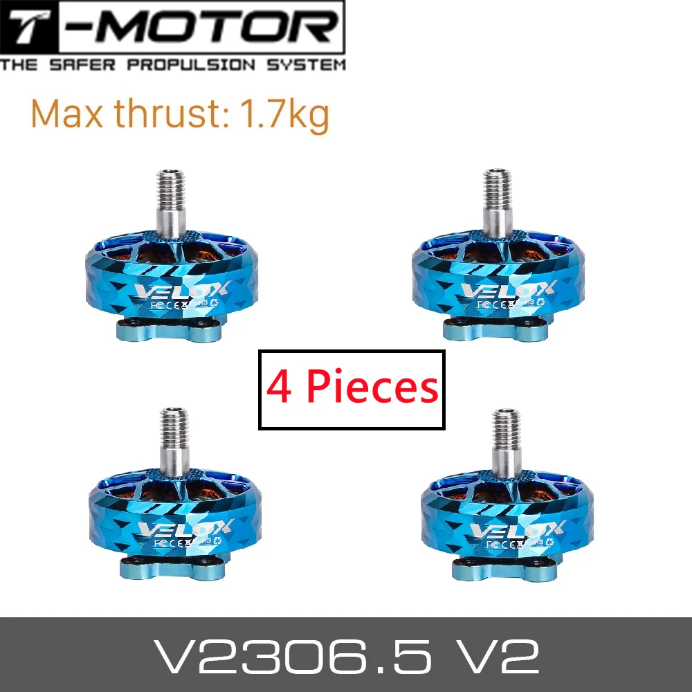 

T-MOTOR VELOX VELOCE Series V2306.5 V2 Brushless Motors For RC FPV Racing Freestyle Drones