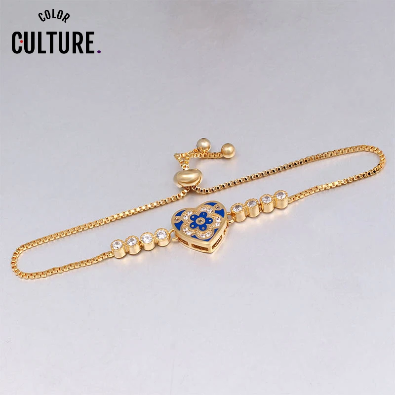 

Luxury Eomen Bracelet Jewelry Charm Blue Design Bracelets Adjustable Friendship Gifts for Women