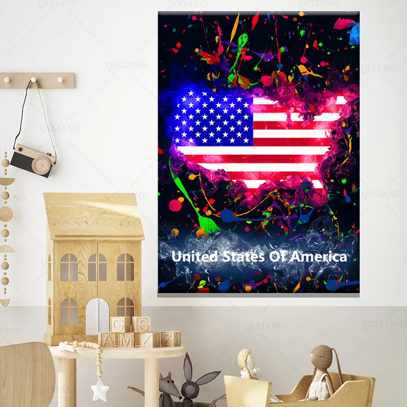 Чемпионат мира по футболу США государственная карта флаг индивидуальность