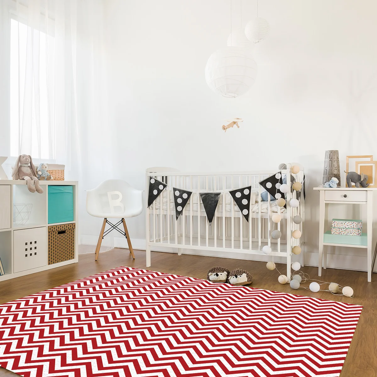 Красный и белый волны современные ковры коврики для гостиной большой анти