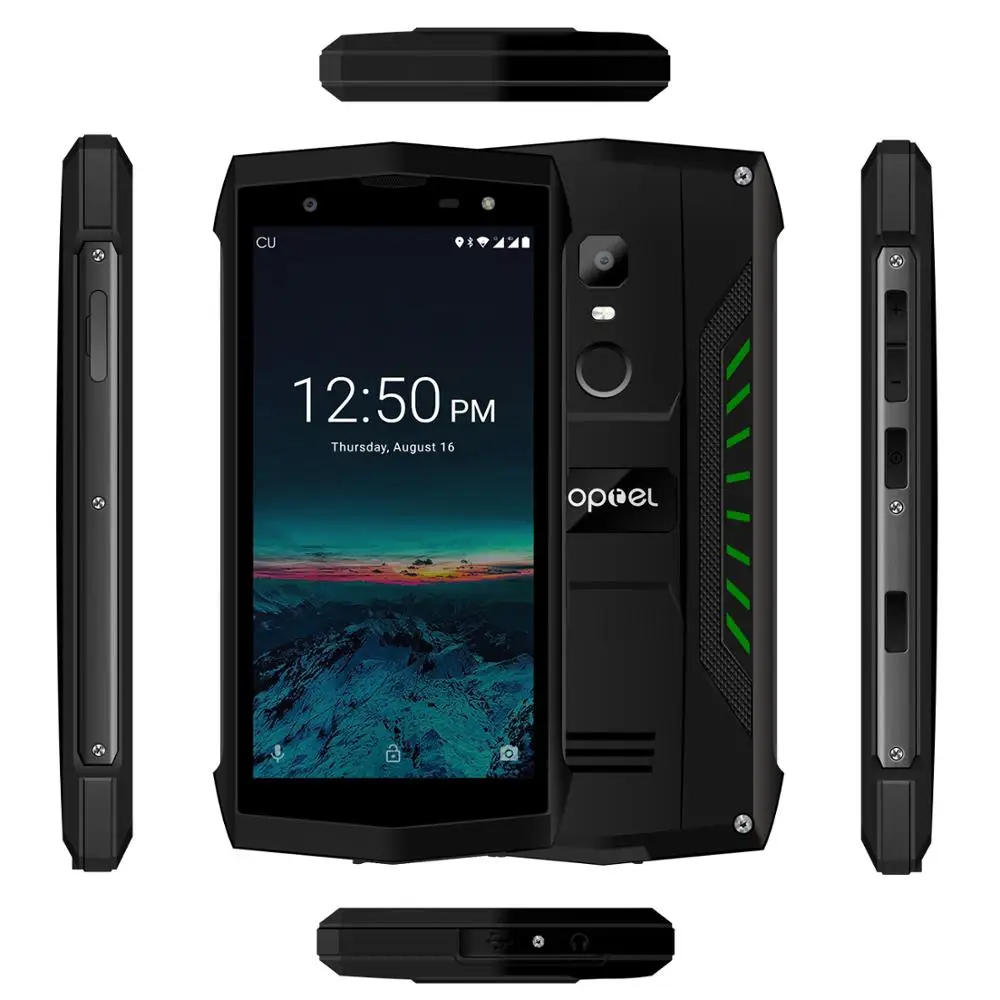Poptel P8 5 0 &quot IP68 водонепроницаемый смартфон Android 8 1 четырехъядерный мобильный