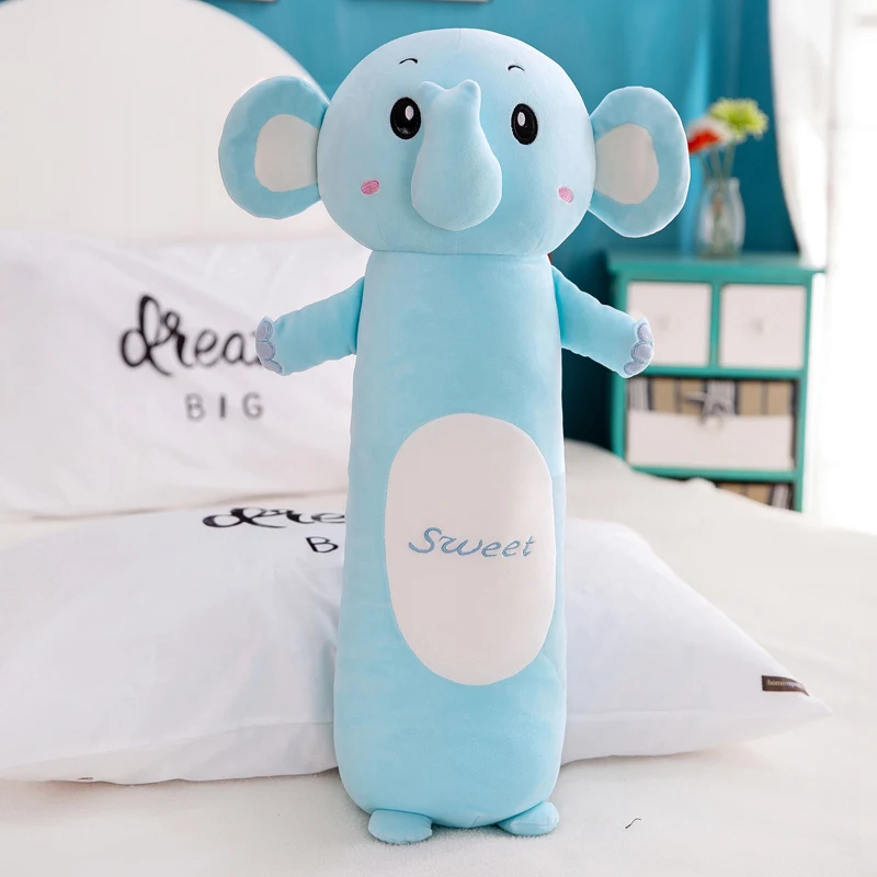 New 55-110cm Plush Animals Pillow Stuffed Elephant Donkey Tiger Koalas Deer Toys Soft Girl Dolls Big Cushion Kids Birthday Gift | Игрушки и