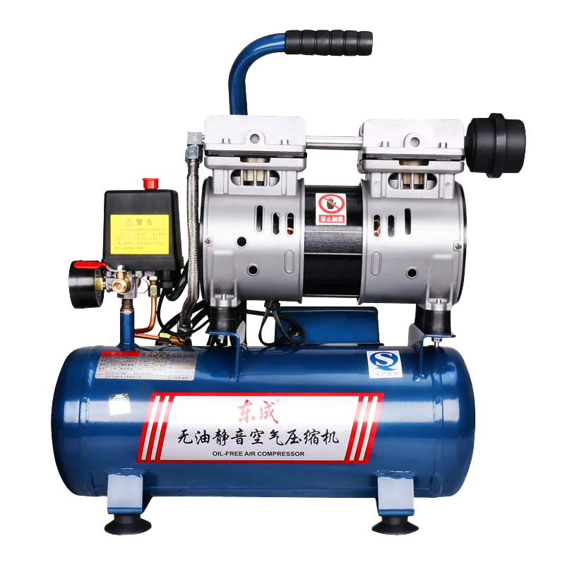 Безмасляный бесшумный воздушный компрессор насос 220 В Малый высокого давления