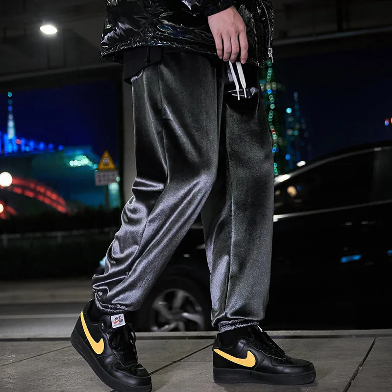 

SingleRoad Mens Sweatpants Men 2020 Winter Solid Baggy Joggers Hip Hop Japanese Streetwear Trousers Black Harem Pants For Men