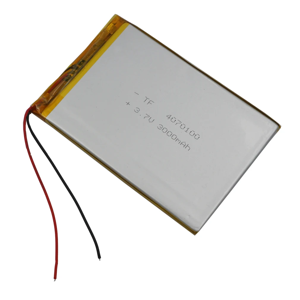 

XINJ 3.7V 3000 mAh Lithium Polymer Rechargeable Battery Li ion cell For Phone GPS E-book PAD MID Portable DVD Tablet PC 4070100