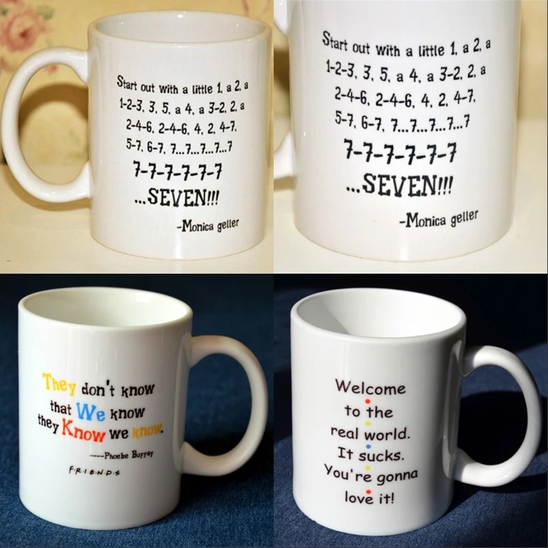 Серия друзья керамическая кружка с буквами кофейная чашка для молока и чая