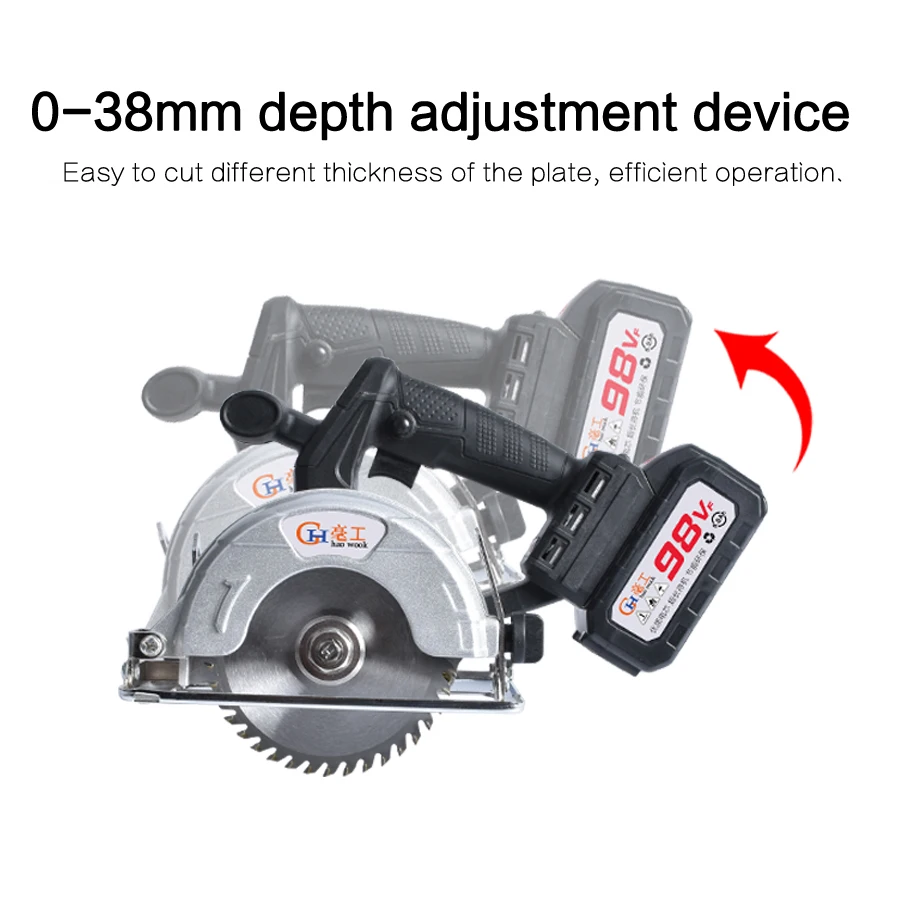 Электрическая циркулярная деревообрабатывающая пила waveway 98VF для древесины 6000