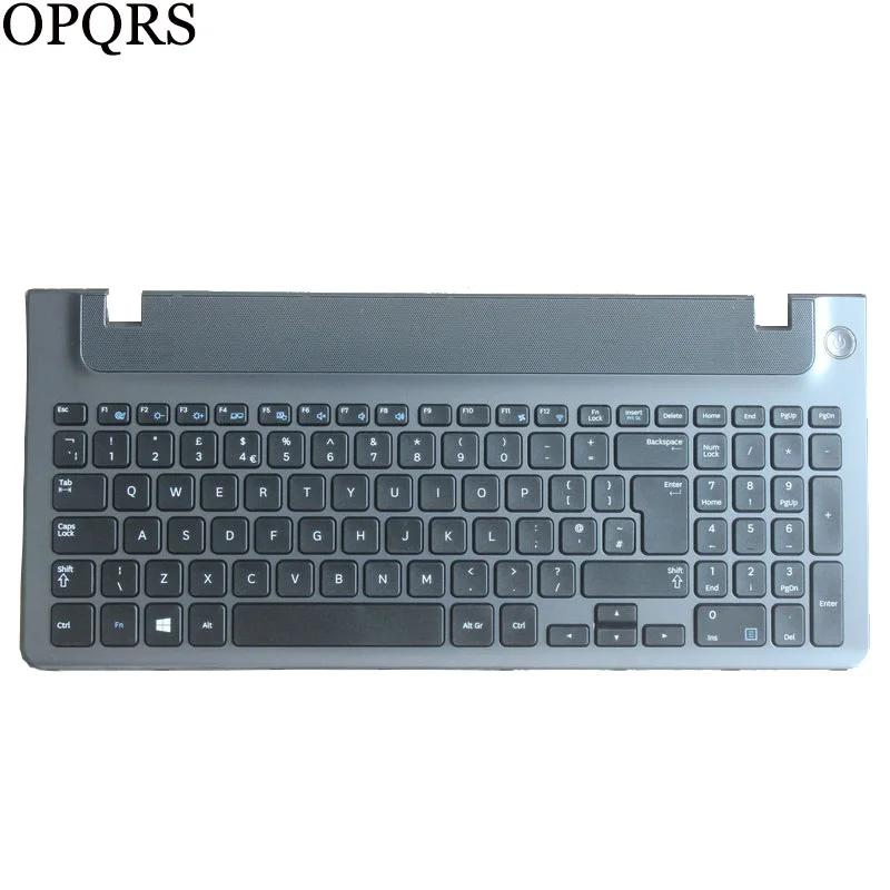 

New UK laptop keyboard with frame for samsung 355V5C 350V5C 355 V5X UK keyboard layout