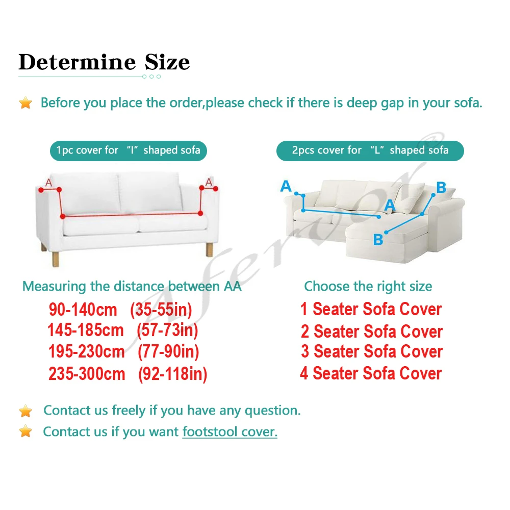 Чехол для дивана из спандекса с принтом в клетку эластичный оранжевый