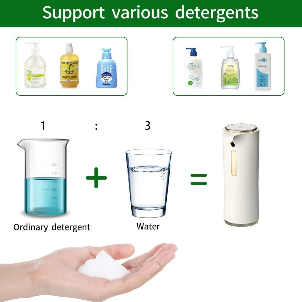 

Touchless Soap Dispenser Automatic Sensor Foam Soap Dispenser Hand Sanitizer Machine Foam Automatic Dispenser Perfume 2 In 1