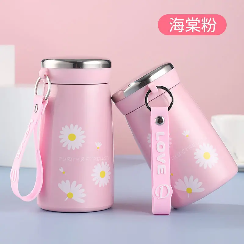 

Baoluo 316 stainless steel insulated cup portable children's Cup Korean version lovely simple tea cup