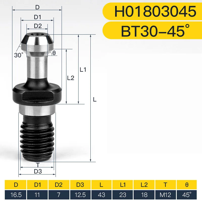 BT30 BT40 BT50 CNC тяговые шпильки. 45 ° 60 90 Высокоточный станок с ЧПУ. M12 M16 M24 винт тяги|blade