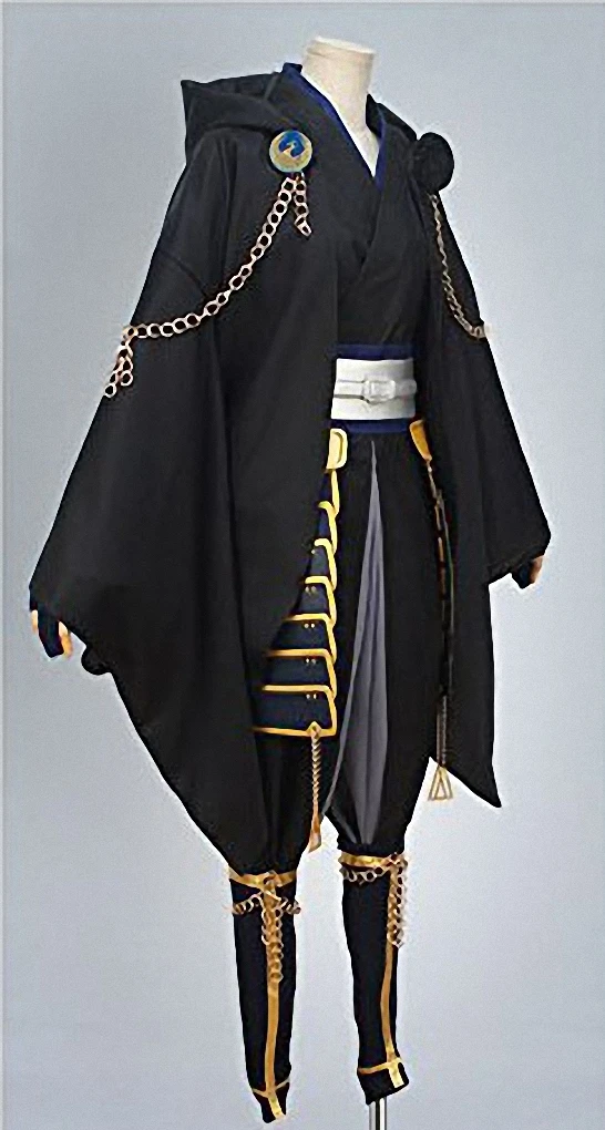 Костюм для косплея Touken Ranbu tsurумару кунинага черная версия на заказ | Тематическая
