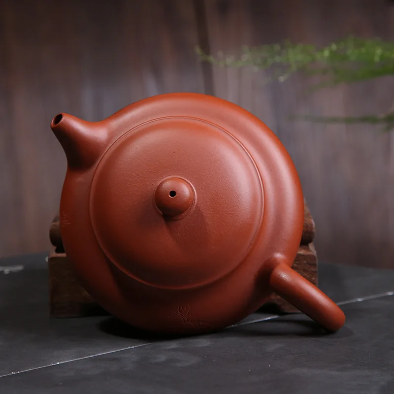 Креативный рельефный винтажный горшок с изображением лотоса чайник из исинской