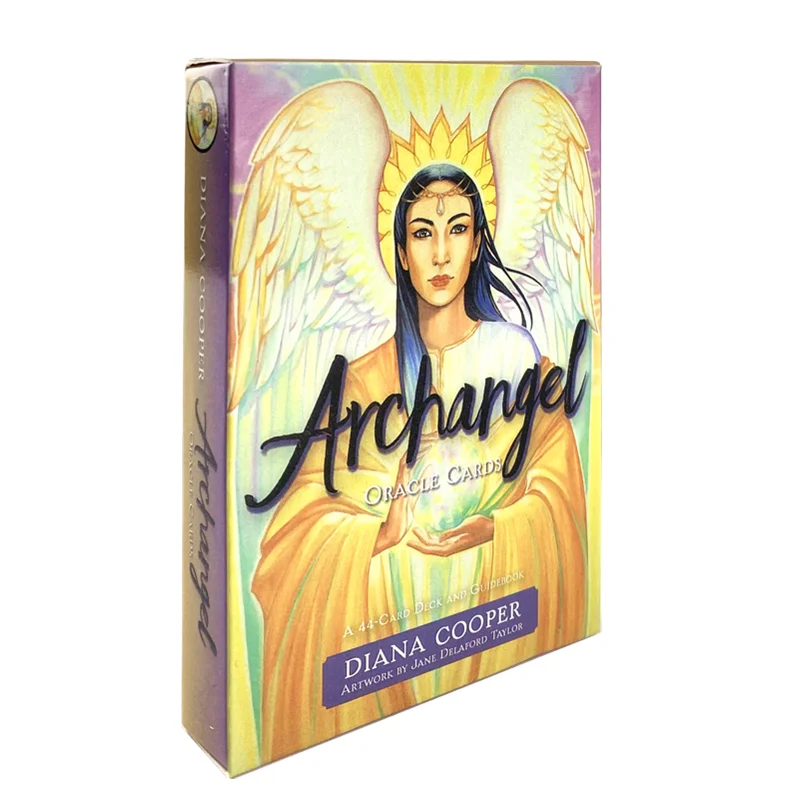 Новые карты Archangel с карточкой изображением оракла Карты Таро дека гадания