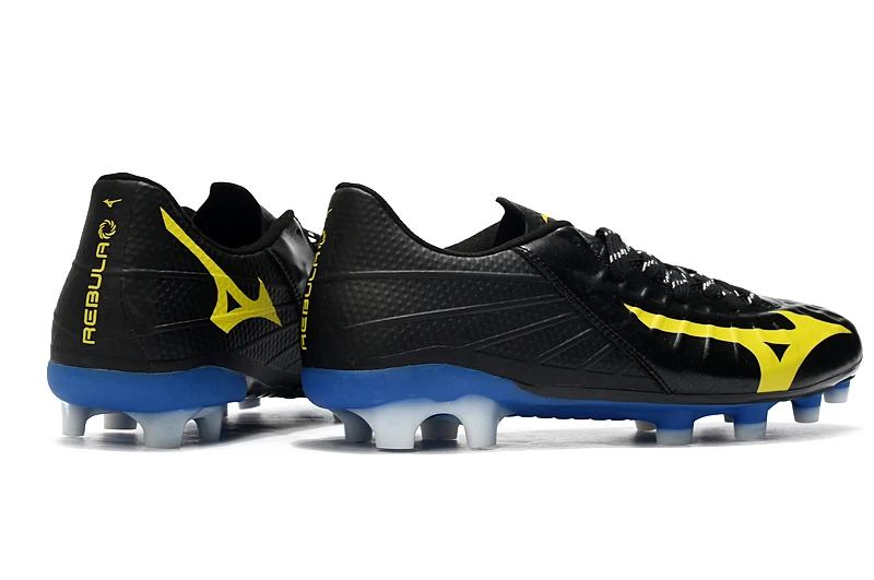 Мужские кроссовки Mizuno Creation Rebula 3 FG уличная спортивная обувь черные/желтые Размер