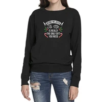 wz20034 personality trend keep warm fashion christmas letter printing large size long sleeve fitness round neck casual pullover
