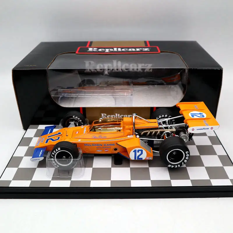 1:18 репликатор для 1972 года модели в Индианаполисе 500 Питера Revson #12 R184826 оранжевые