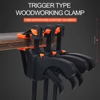 4 6 8 10 12 дюймов деревообрабатывающий рабочий стержень F зажим твердый быстросъемный трещотка DIY Столярный ручной инструмент гаджет деревообрабатывающий зажим