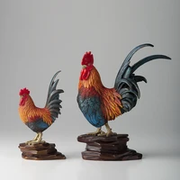 pure copper cock ornaments crafts home decorations living room office gifts