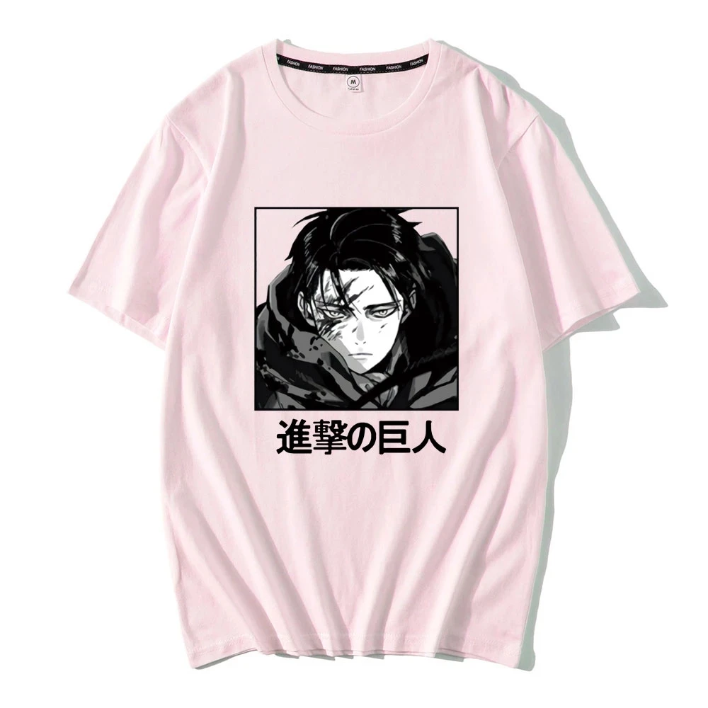 

Anime Harajuku Attack on Giant Print T-shirt Street Fashion Oversize T-shirt