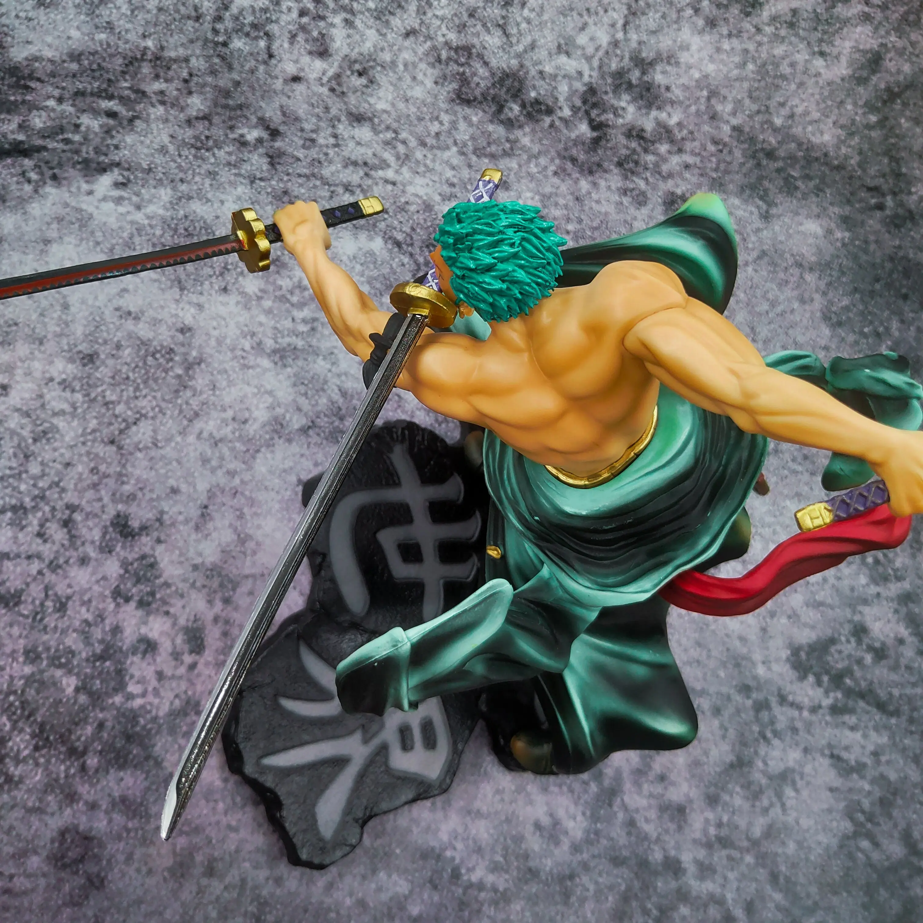 

Anime OnePiece Figma Roronoa Zoro with Katana Model Three Thousand Worlds PVC Action Figure Statue Collectible Ornament Dolls